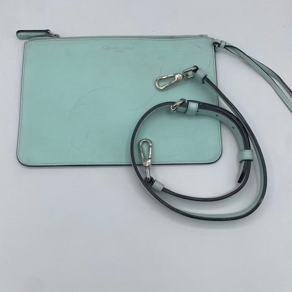 Diorissimo large color block leather shoulder bag