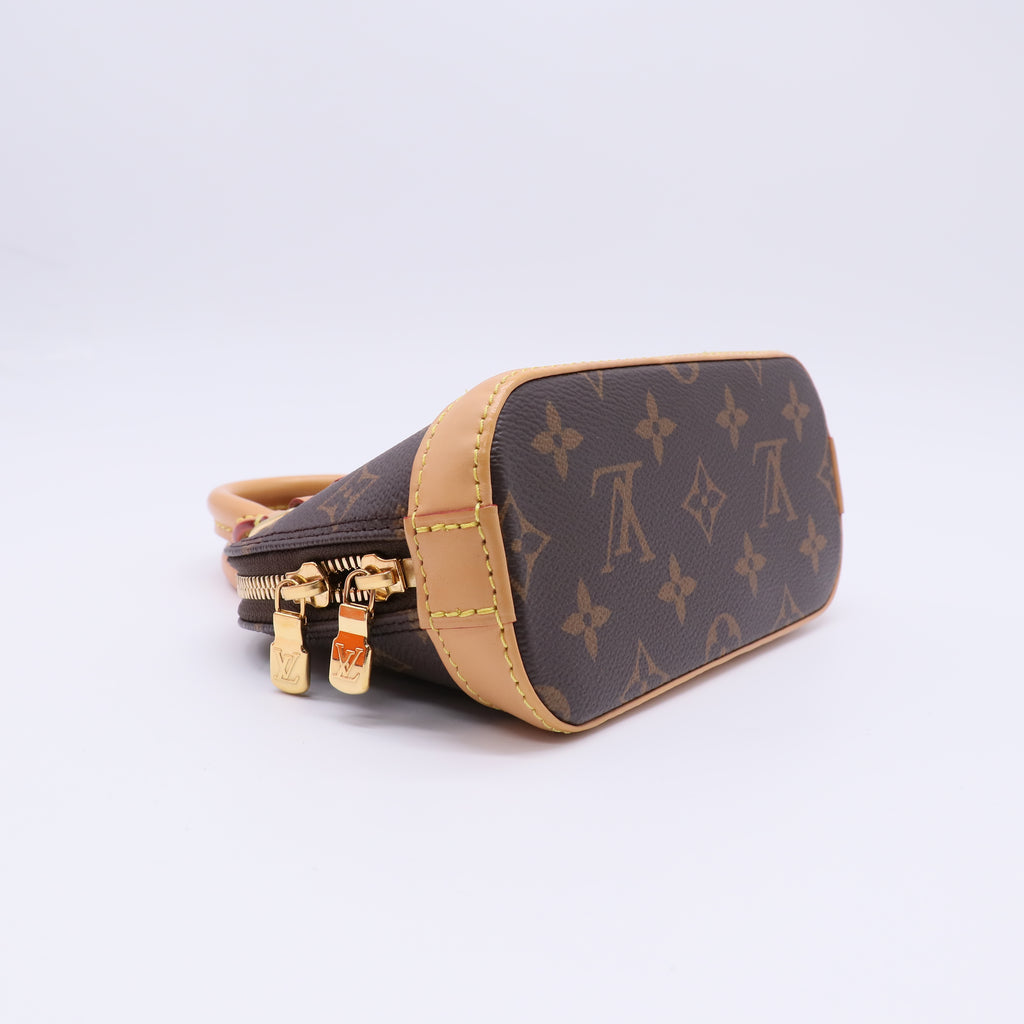 Alma Handbag Monogram Canvas Nano twins LDJ4663
