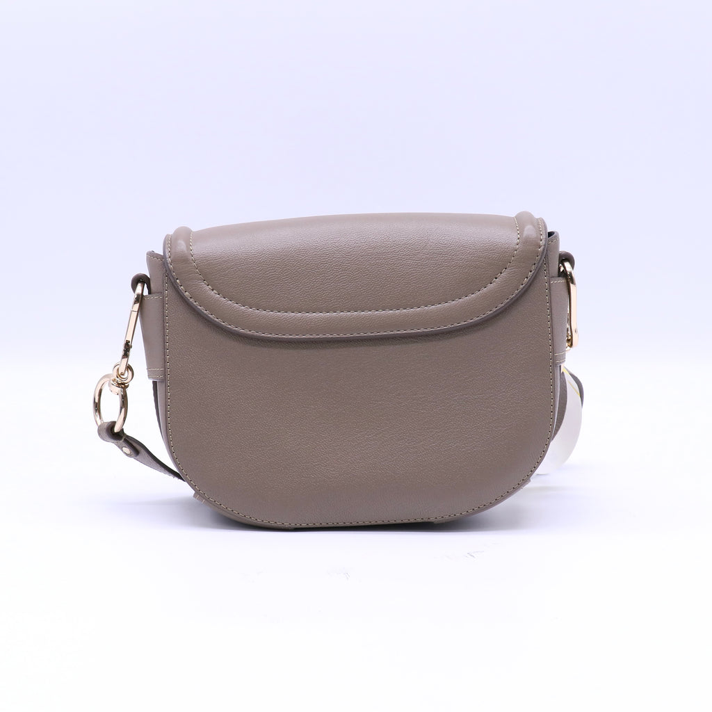 See by Chloé Grey Leather Mara Shoulder Bag Twins B22306