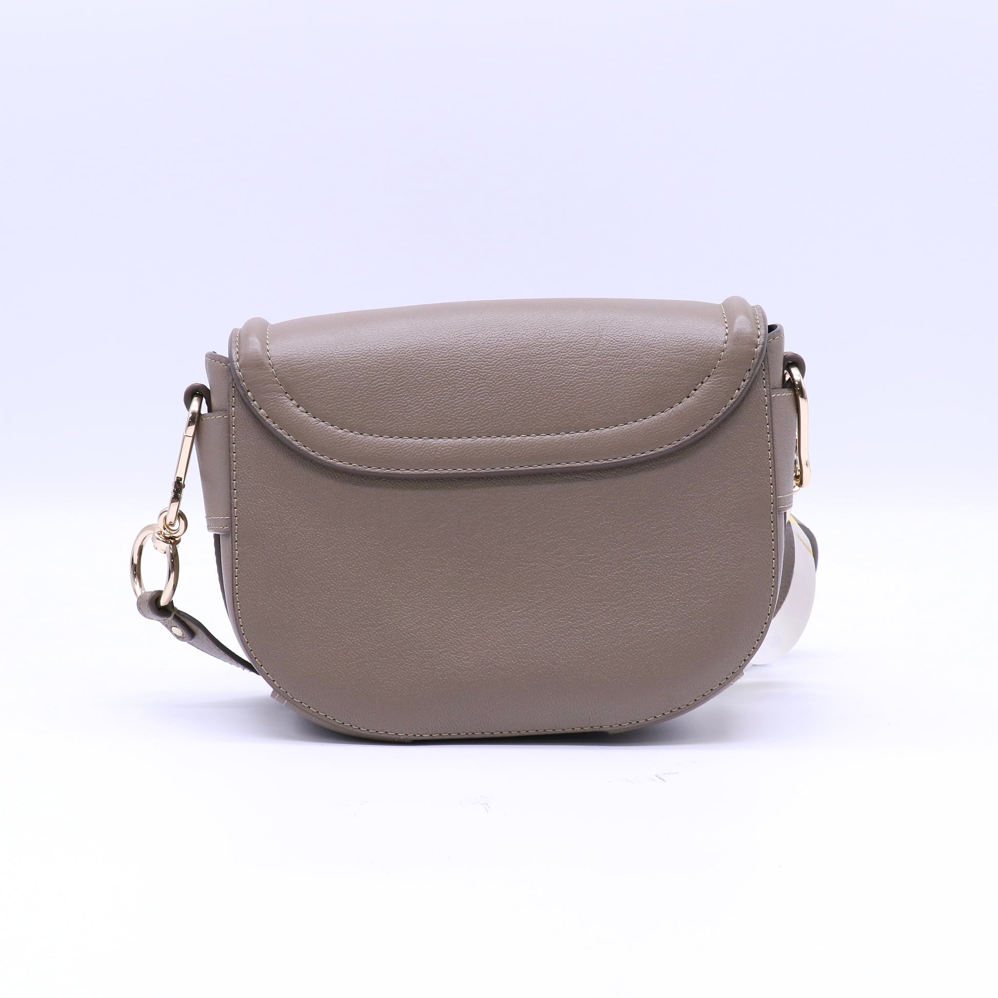 See by Chloé Grey Leather Mara Shoulder Bag Twins B22306