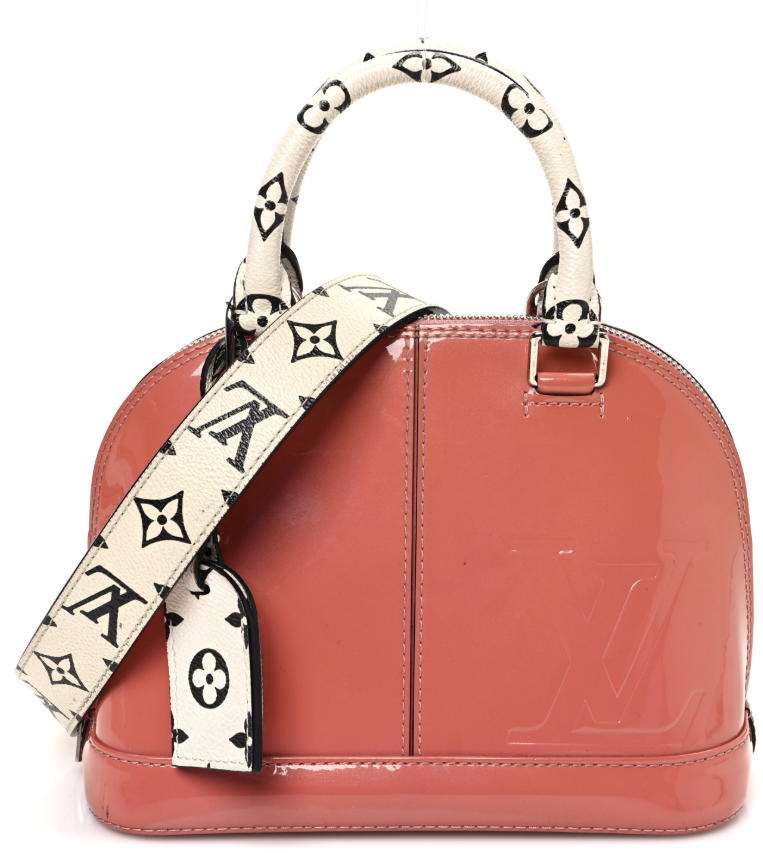 Patent Monogram Alma BB Rose Blush twins