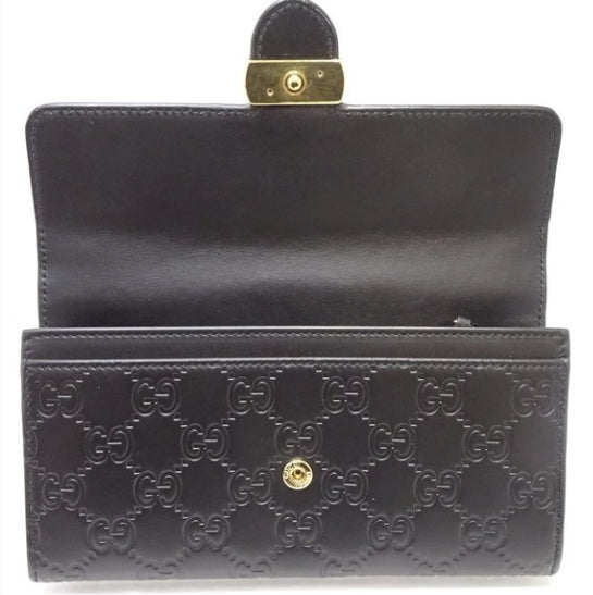 GUCCI Guccissima Icon Continental Wallet Black