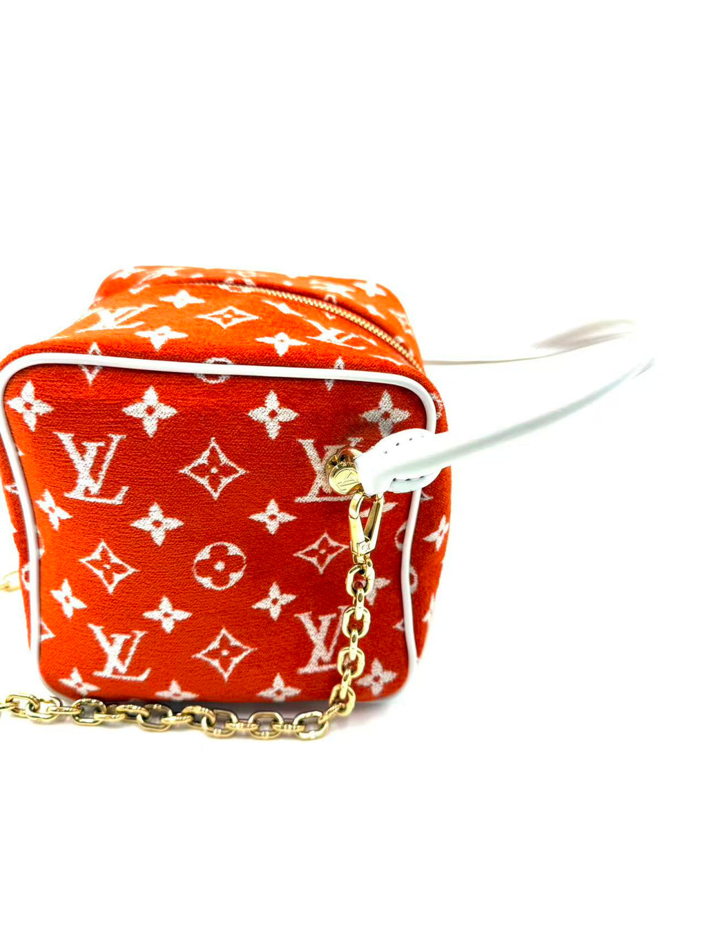 Square Bag LV Match Monogram Jacquard Velvet