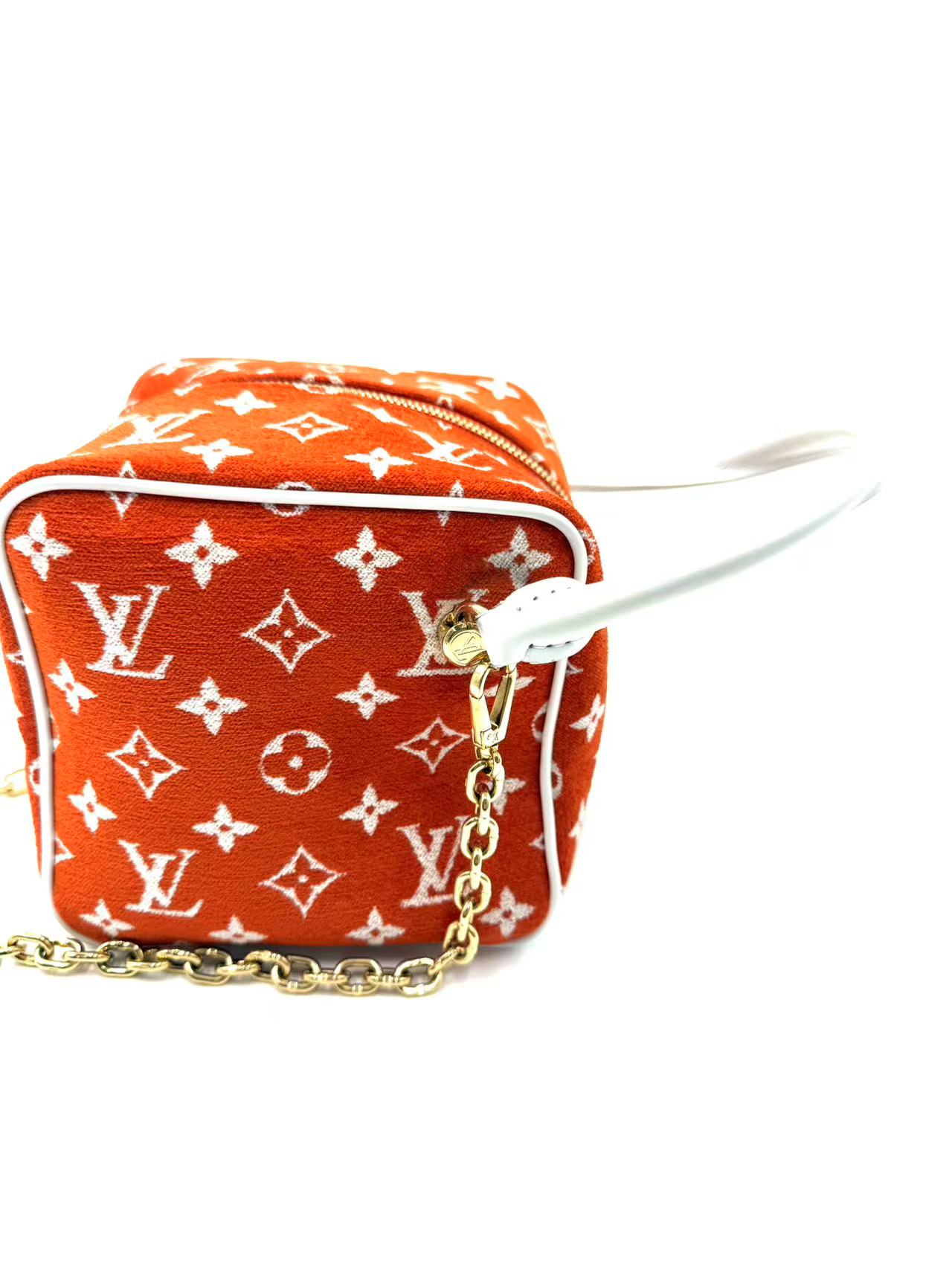 Square Bag LV Match Monogram Jacquard Velvet