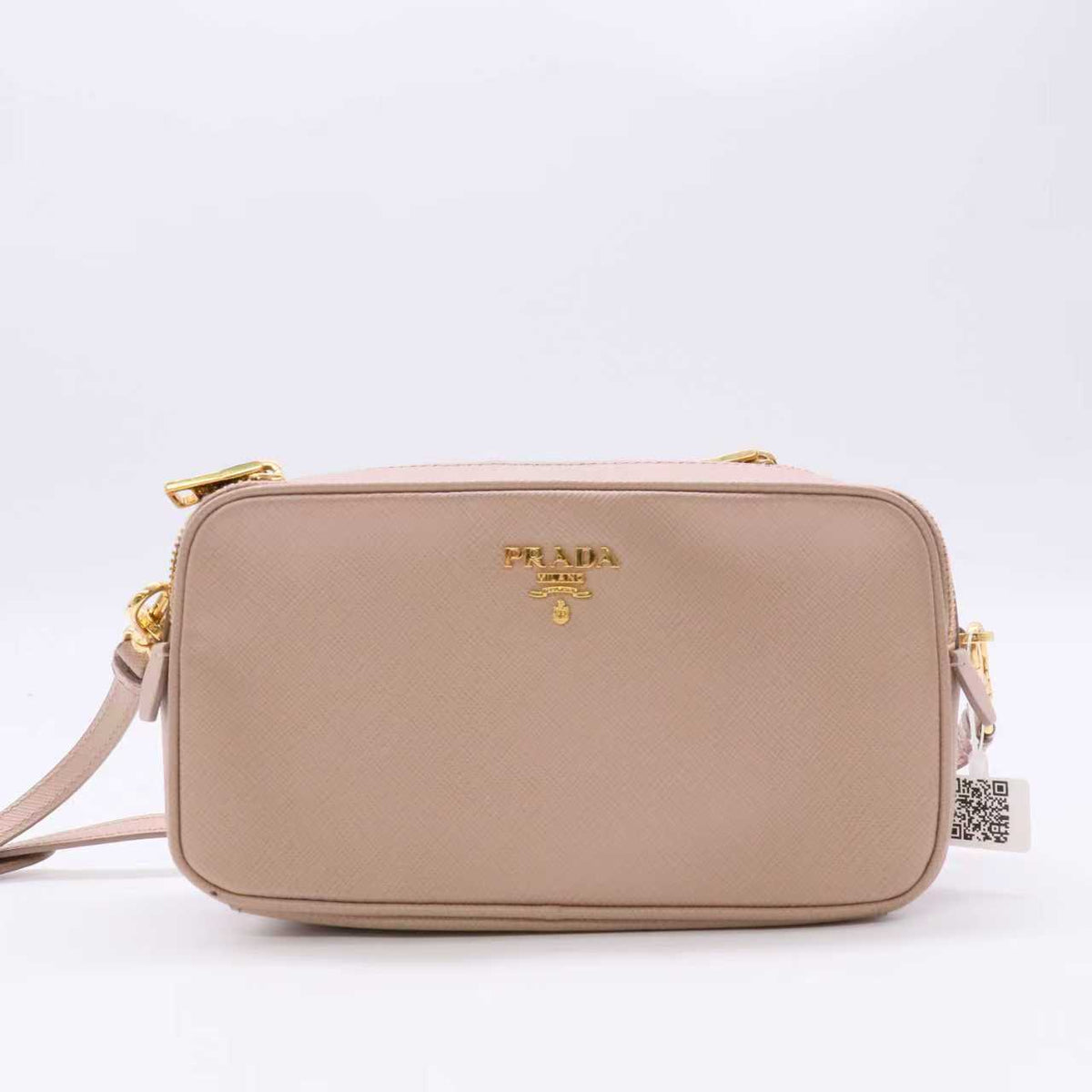 Saffiano Lux Small Camera Crossbody Bag Cirpria Twins LDJ6231