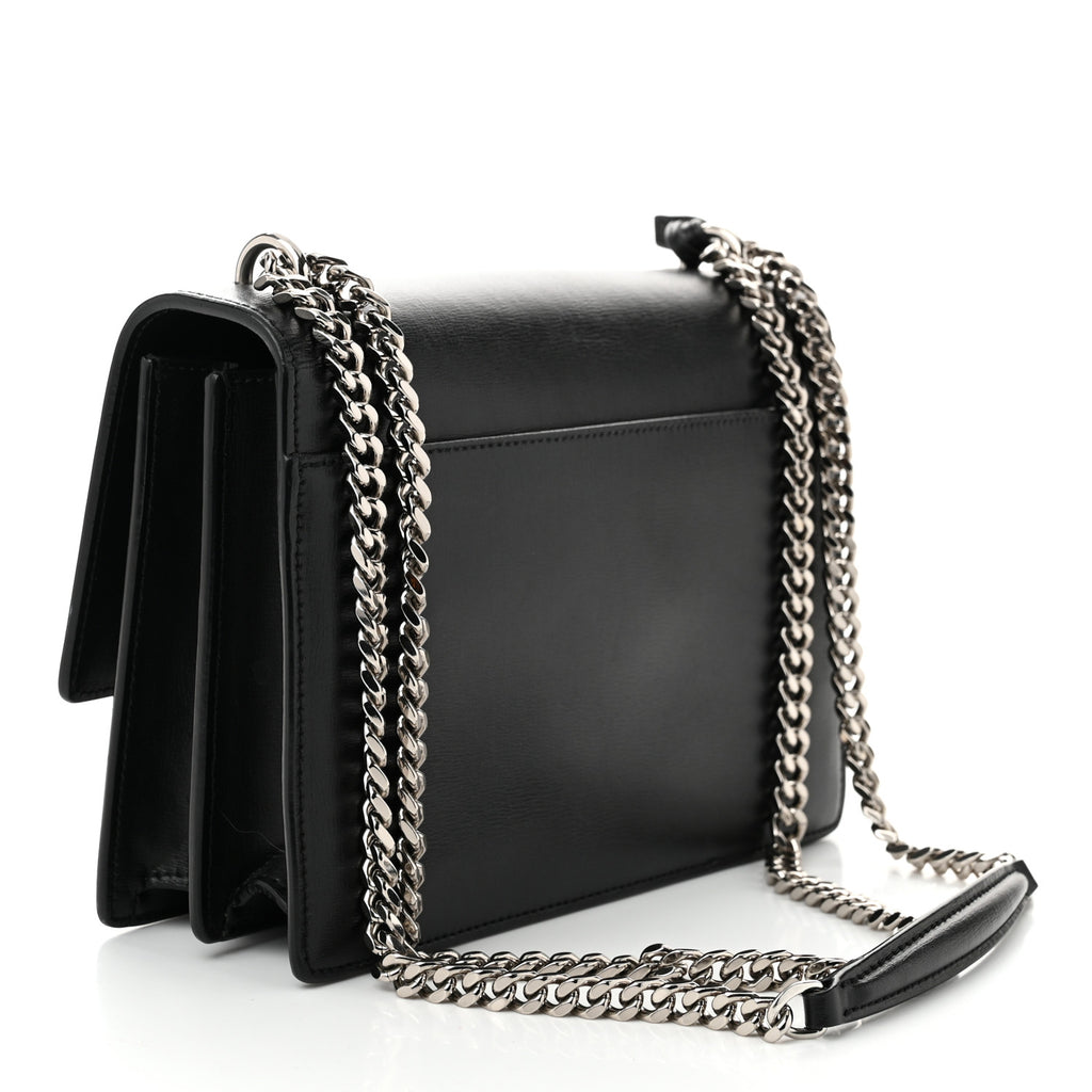 Calfskin Medium Monogram Sunset Black twins