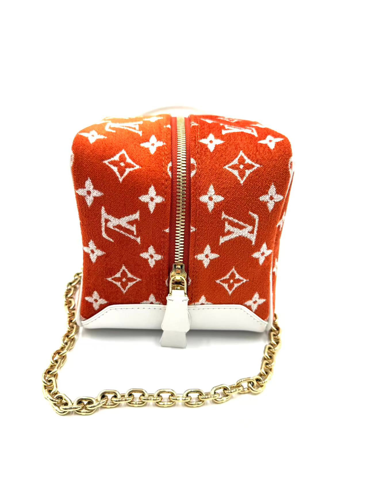 Square Bag LV Match Monogram Jacquard Velvet