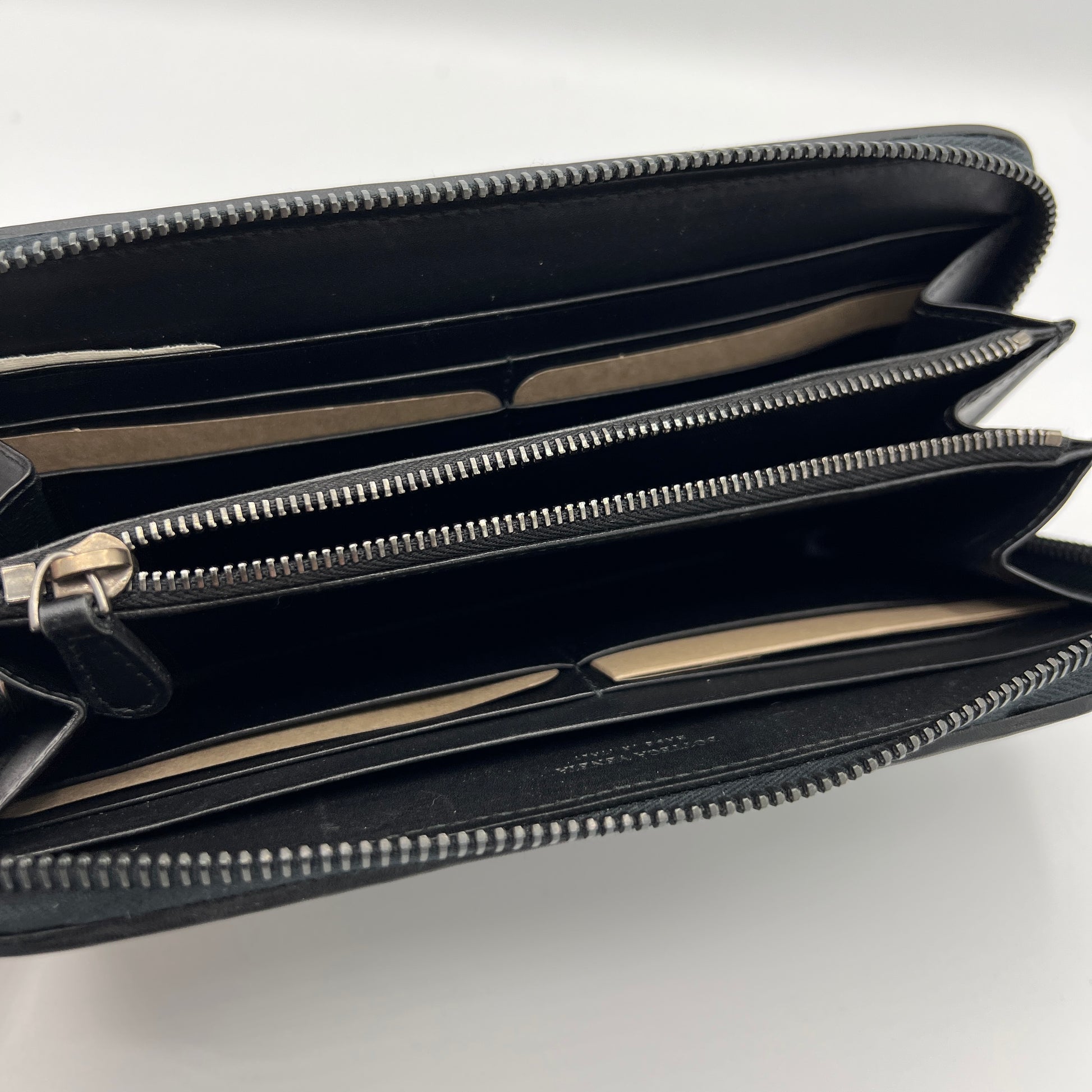 Black Zipper Wallet Full Set