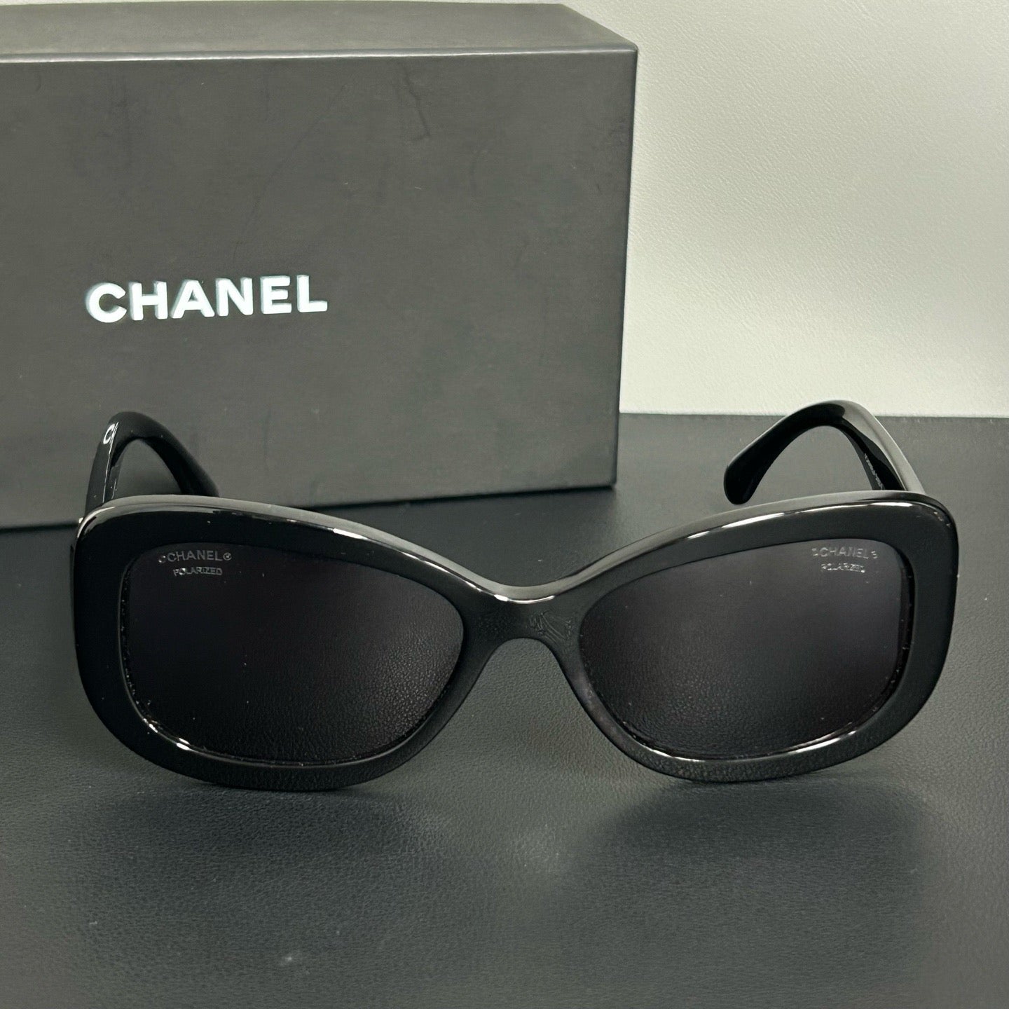 Chanel Rectangle Polarized Sunglassesnewest shape twins LDJ3895