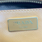 Prada Bicolor Saffiano Handle Bag