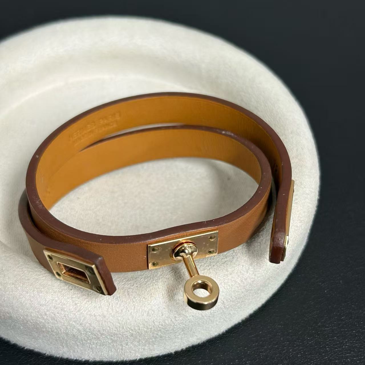 Kelly Double Tour Bracelet Box Calf Leather Twins LDJ4228