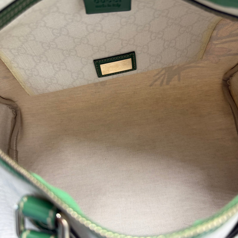 Joy Boston Bag Limited Edition GG Floral Canvas Medium Twins