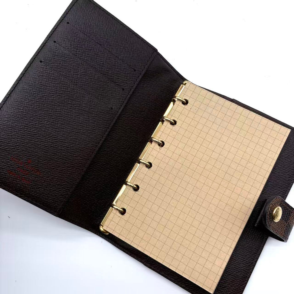 Damier Ebene Medium Ring Agenda