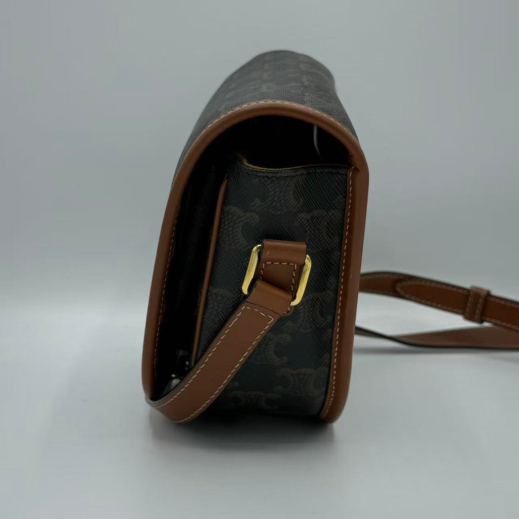 Folco Bag Triomphe Coated Canvas Large