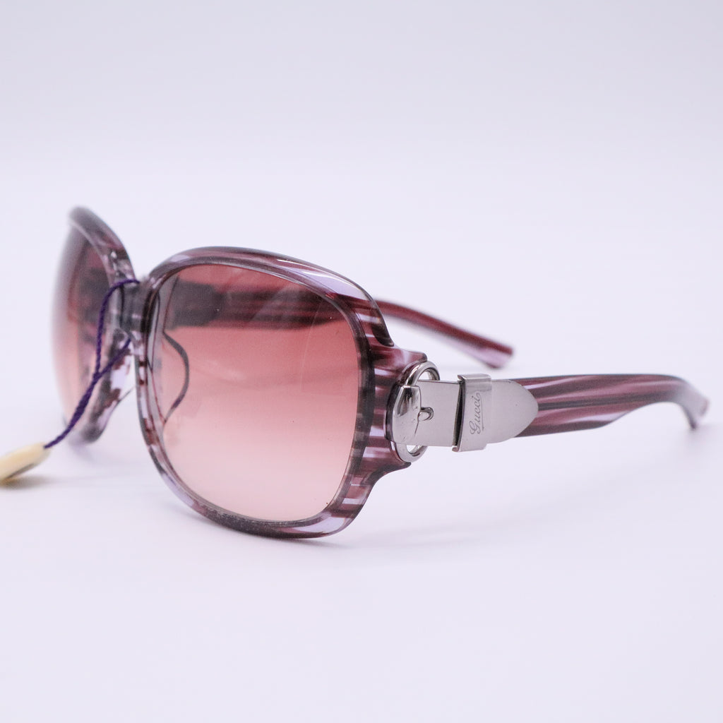 Tinted Round Sunglasses Red Plastic Twins