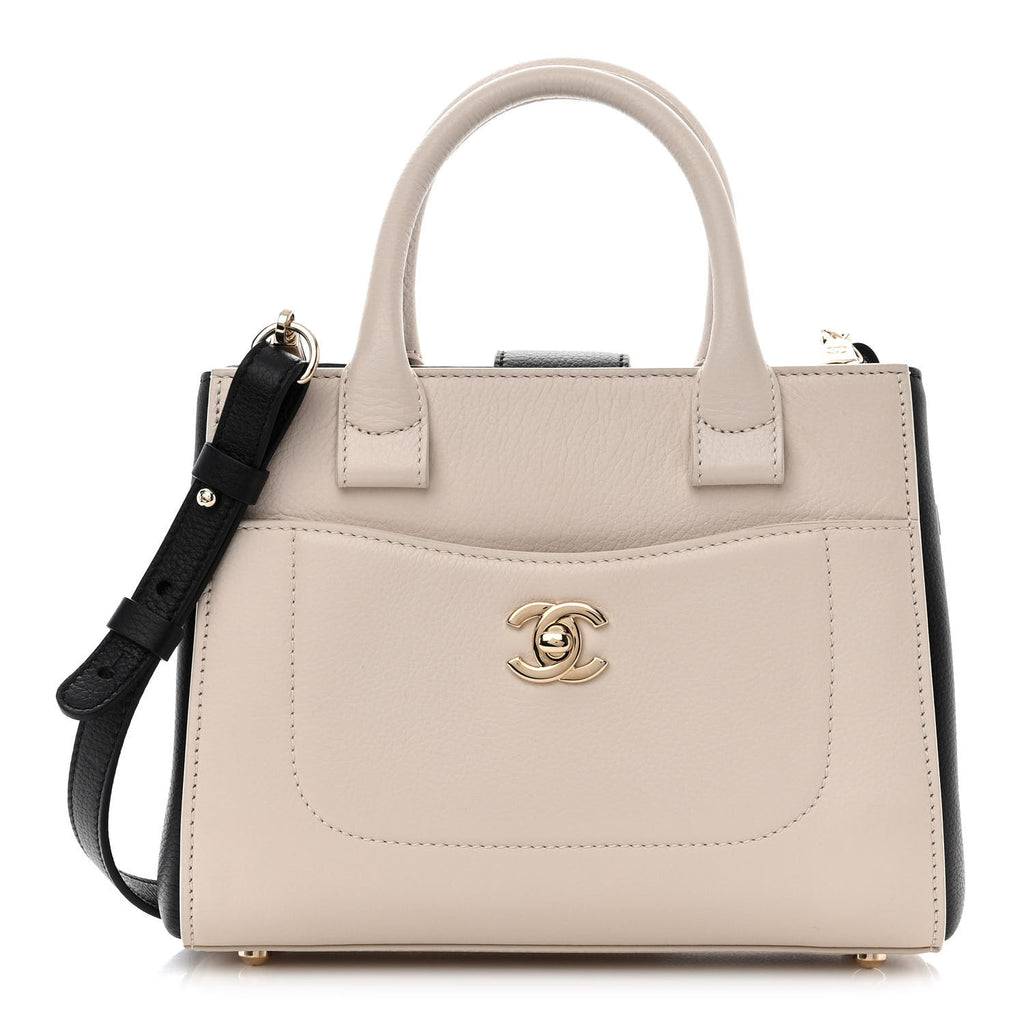 Neo Executive Tote Grained Calfskin Mini Twins