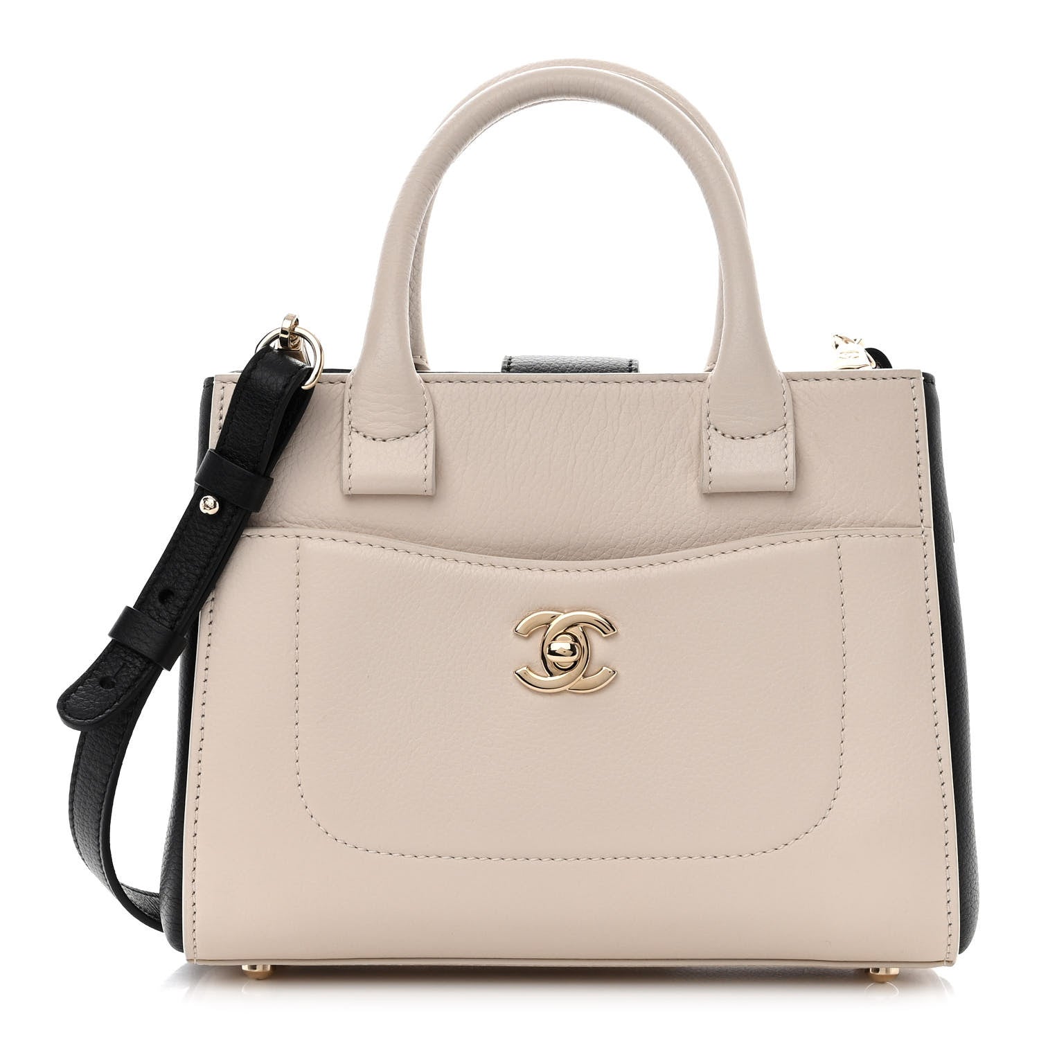 Neo Executive Tote Grained Calfskin Mini Twins
