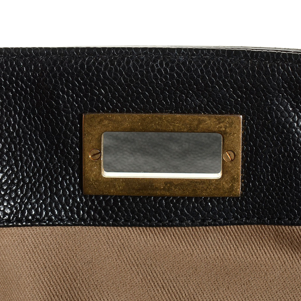 Caviar Large Edy Reissue Tote Black - twins