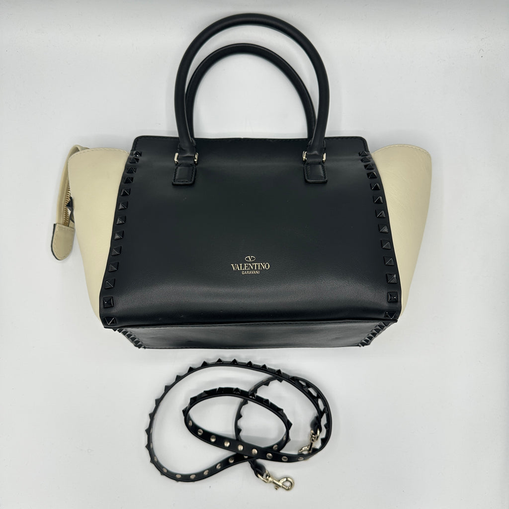 Rockstud Tote Rigid Leather Mini