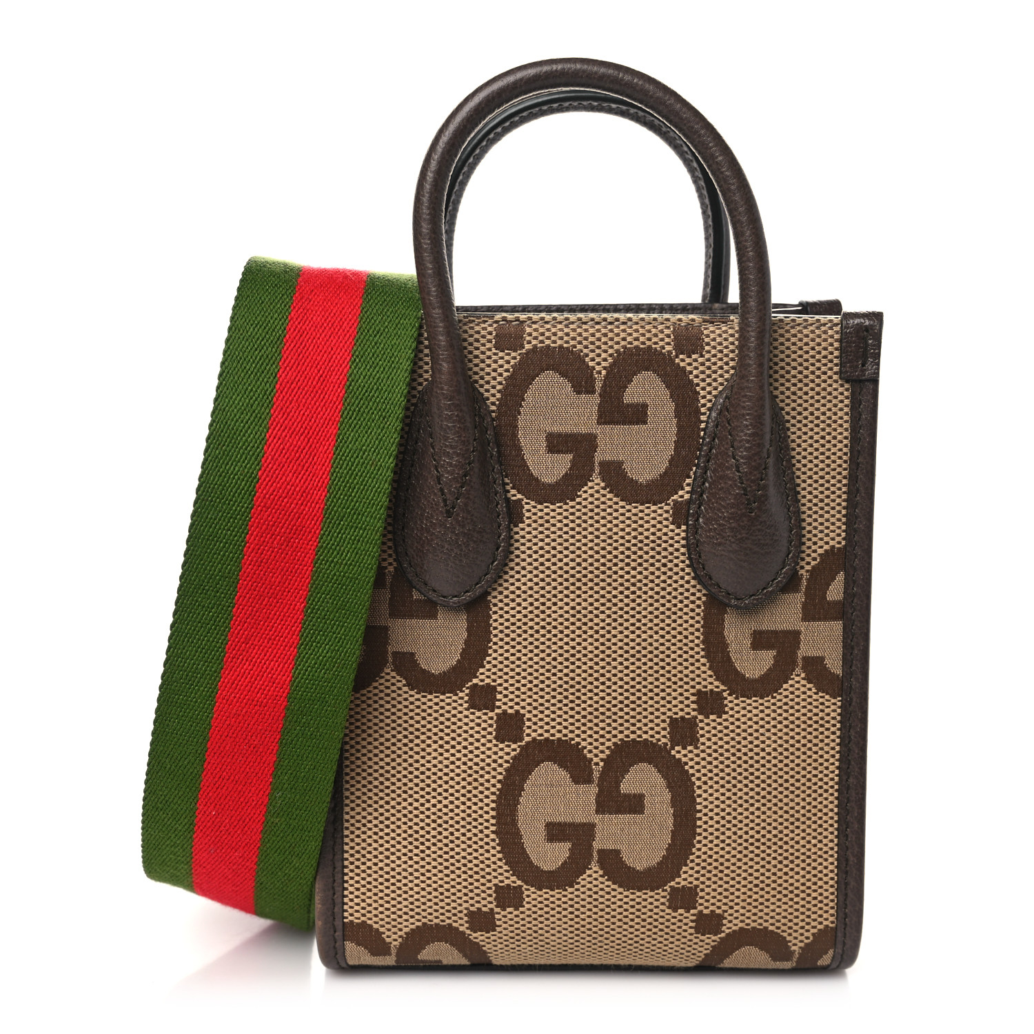 Vertical Tote Jumbo GG Canvas Mini Twins