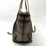 Burberry Smoked Check Coated Canvas and Leather Small Canterbury Tote