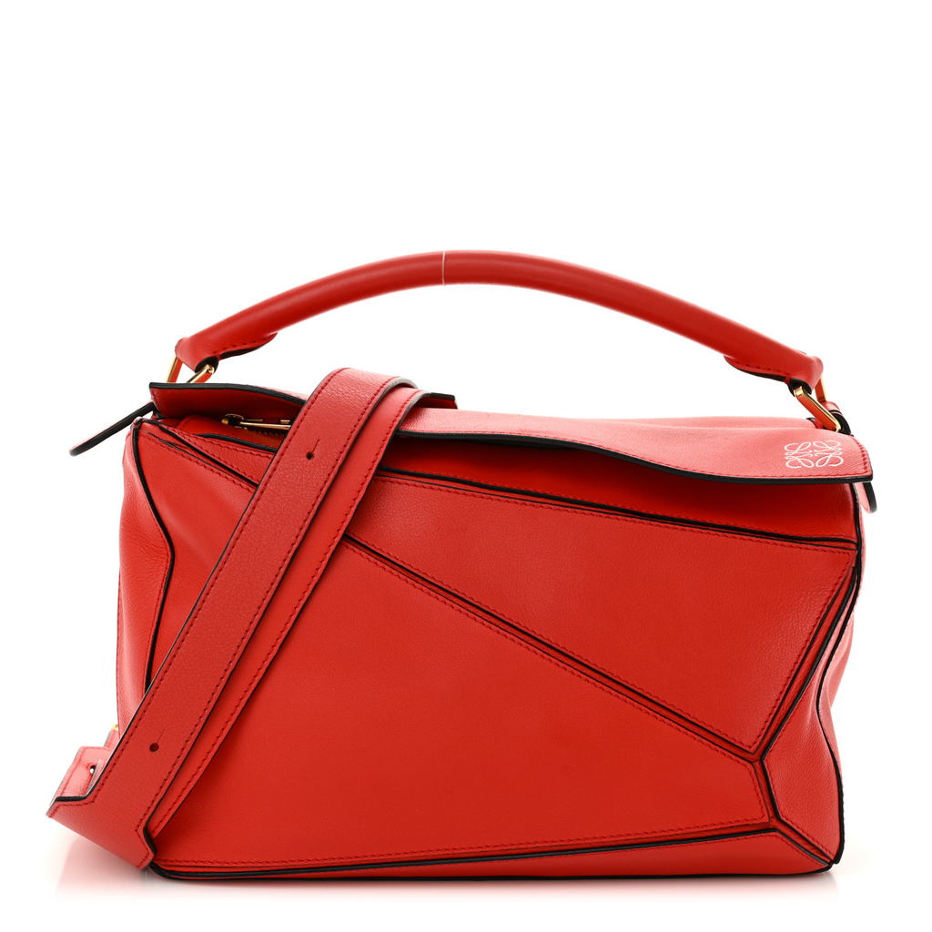Puzzle Bag Leather Large Twins