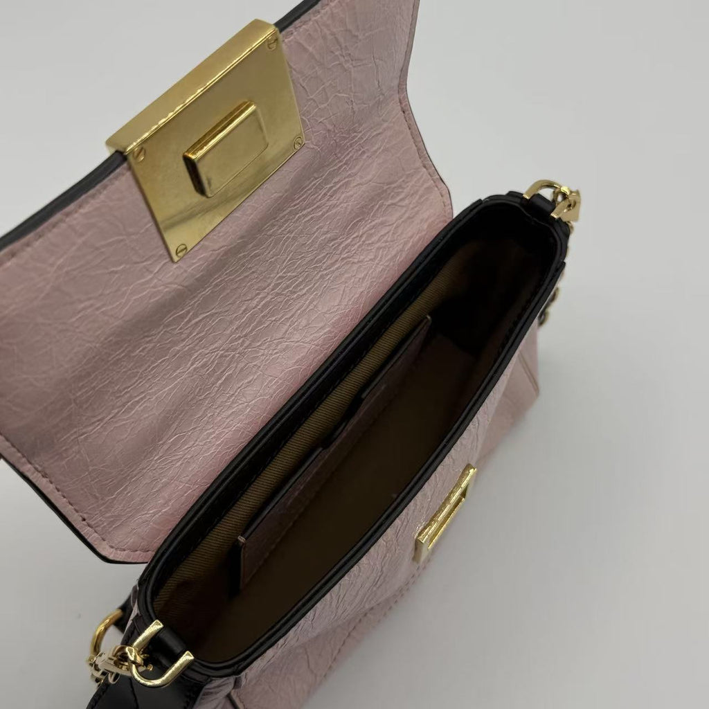 ID Flap Bag Crinkled Glazed Leather