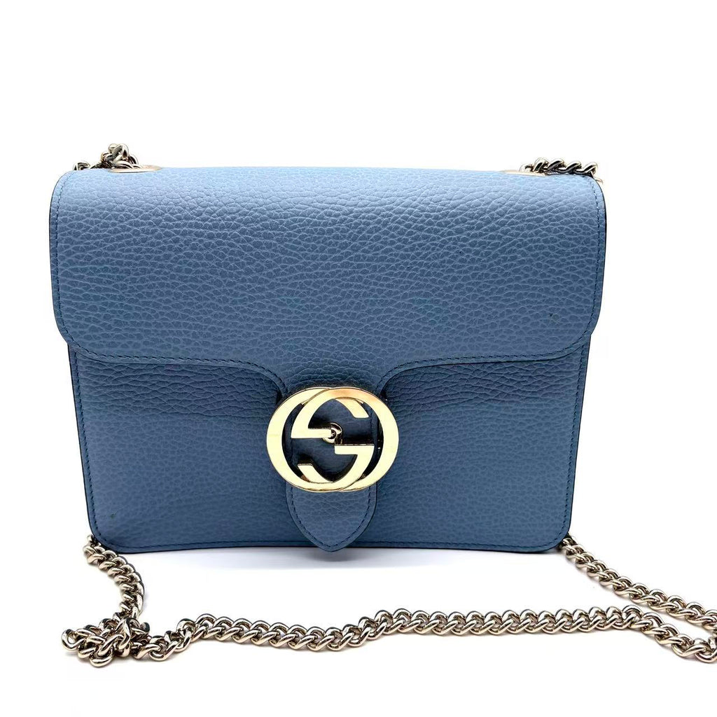 Interlocking Shoulder Bag Leather Small LDM-1685