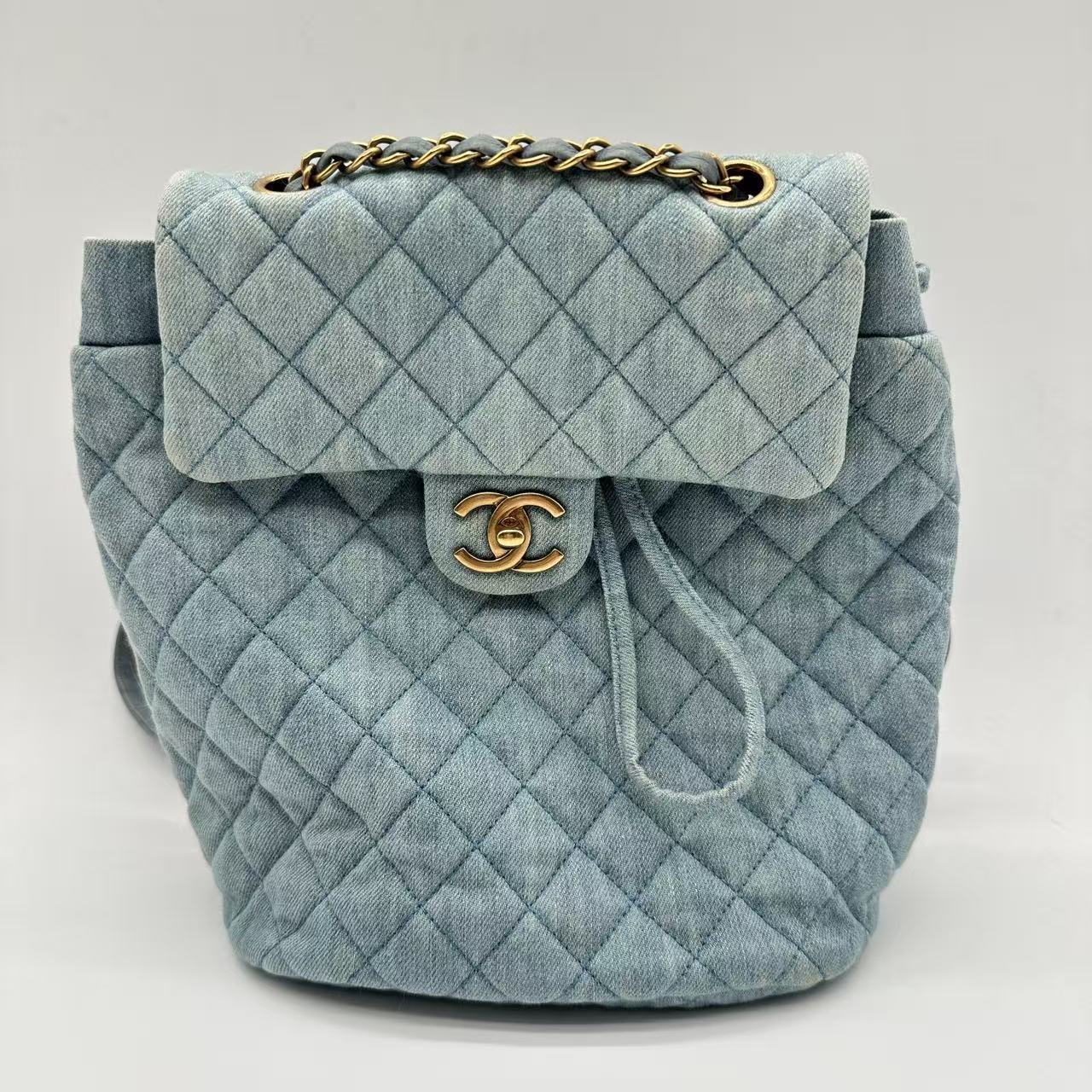 Urban Spirit Backpack Quilted Denim Small