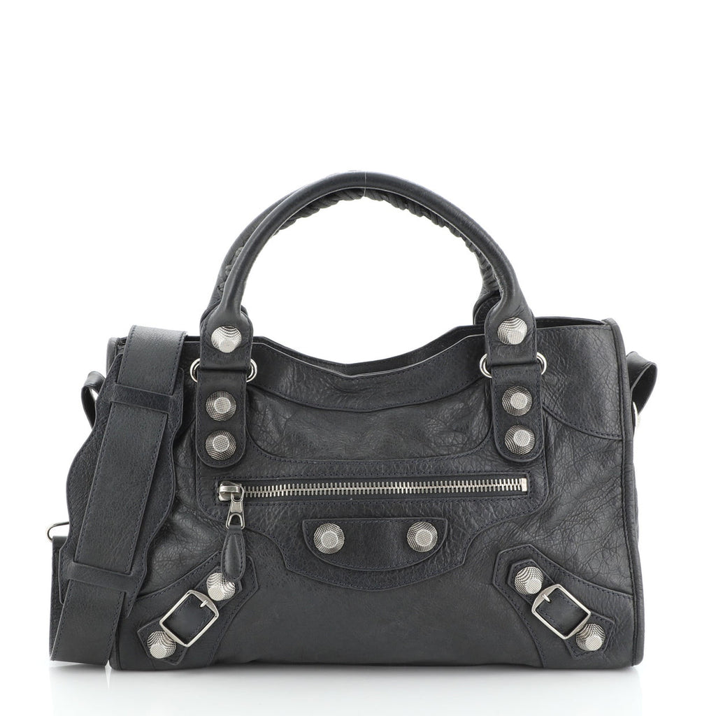 City Giant Studs Bag Leather Medium Twins