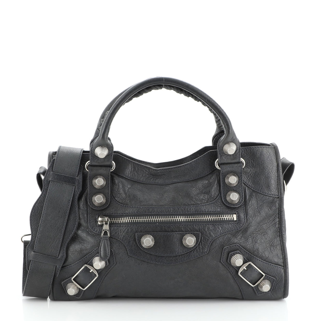 City Giant Studs Bag Leather Medium Twins