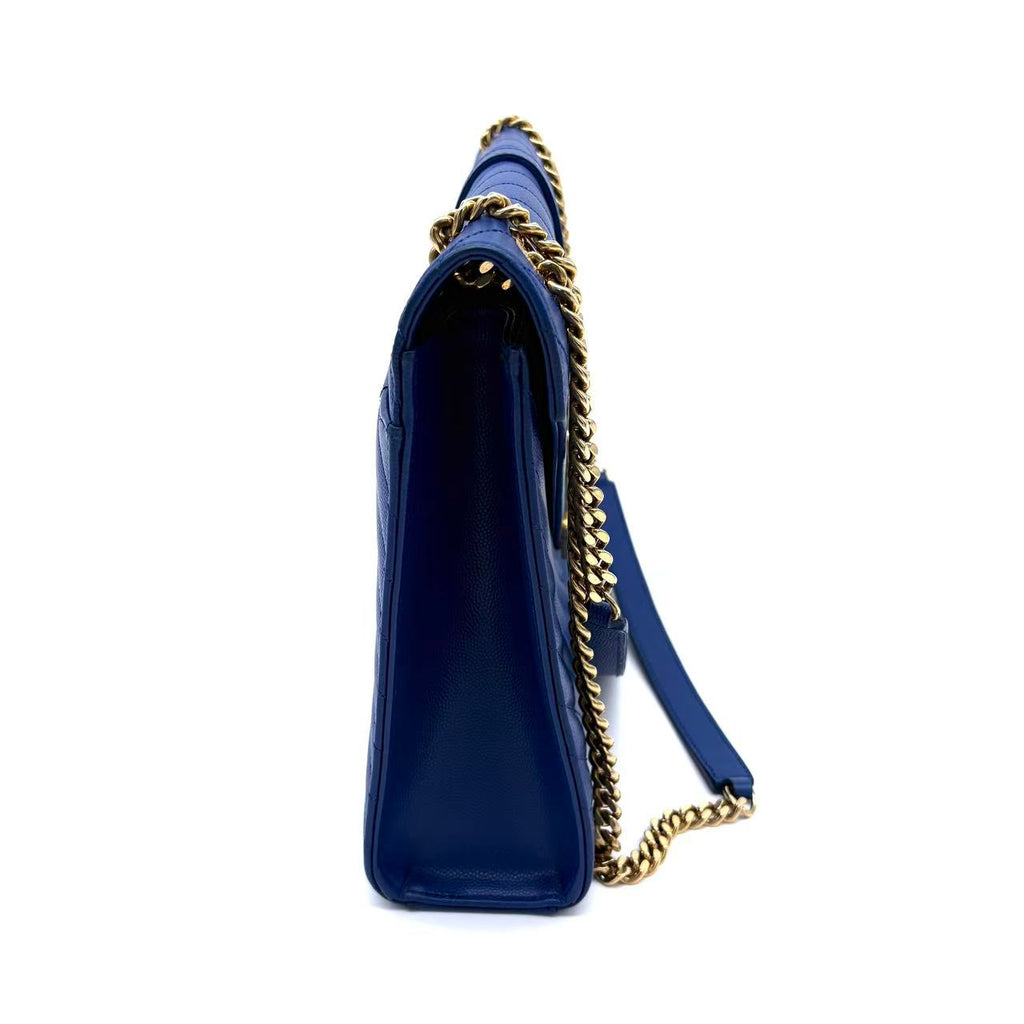 Envelope leather crossbody bag