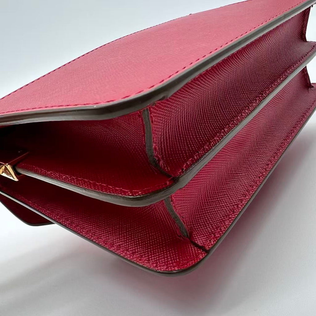 Red Leather Shoulder bag