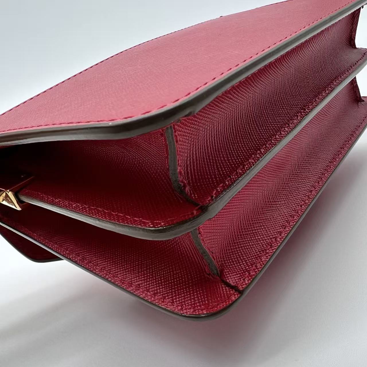 Red Leather Shoulder bag