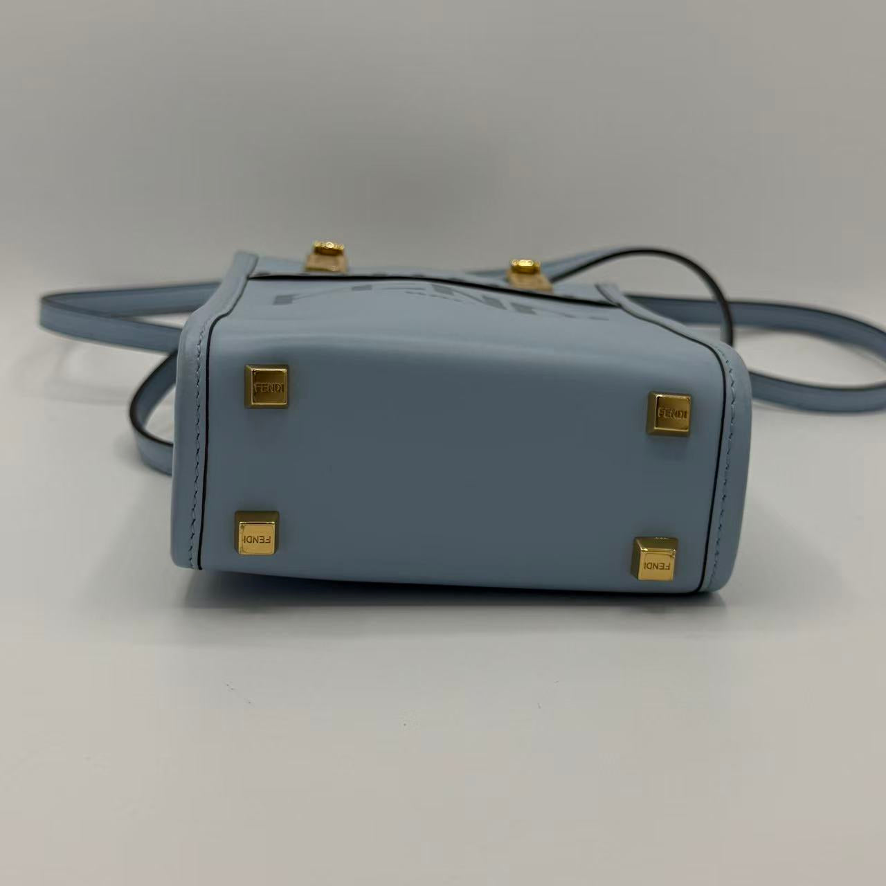 Sunshine Shopper Tote Leather Mini