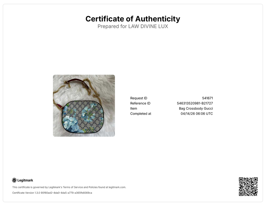 GG Supreme Monogram Blooms Mini Chain Shoulder Bag twins B21727