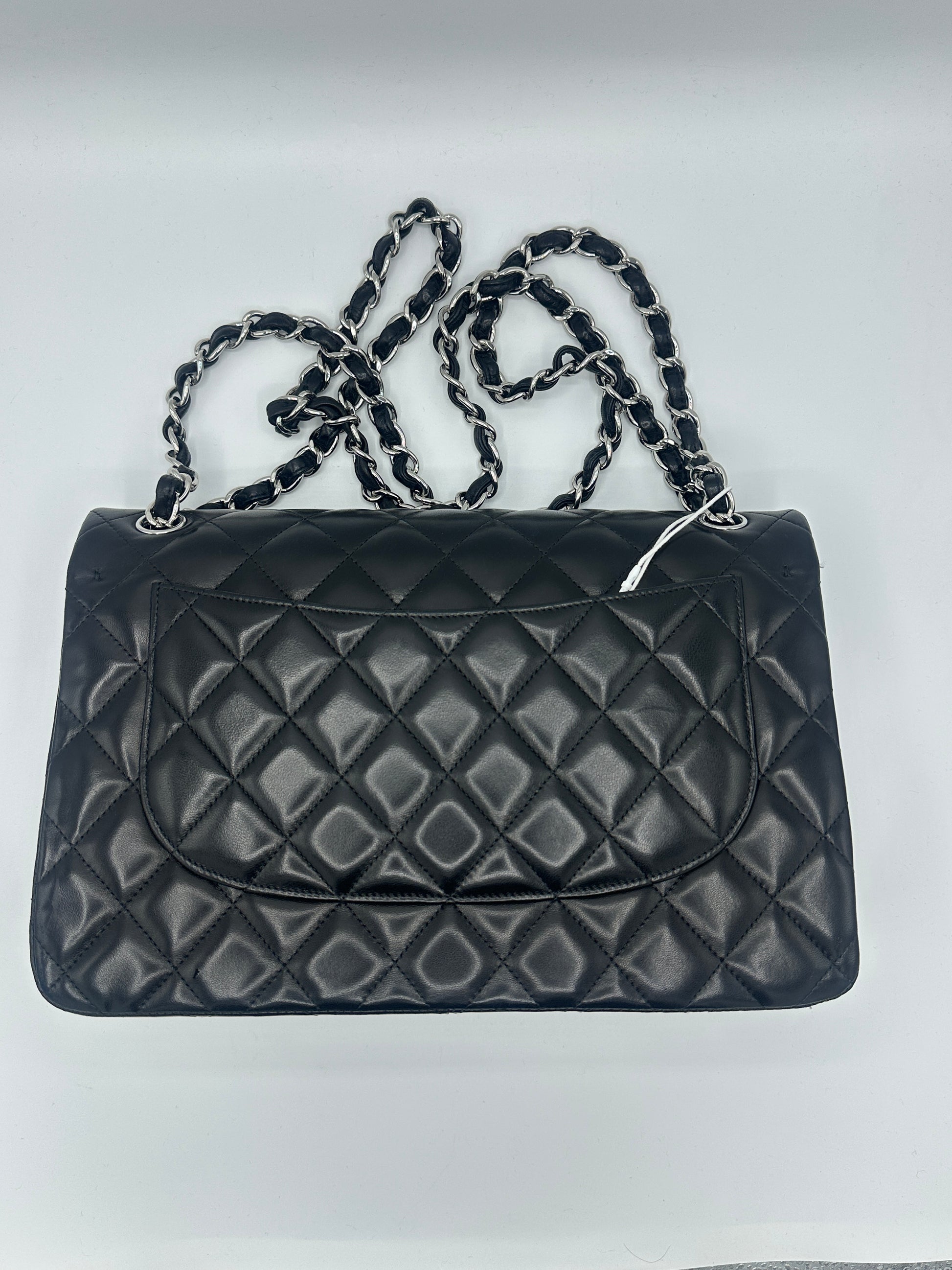 Lambskin jumbo classic flap bag