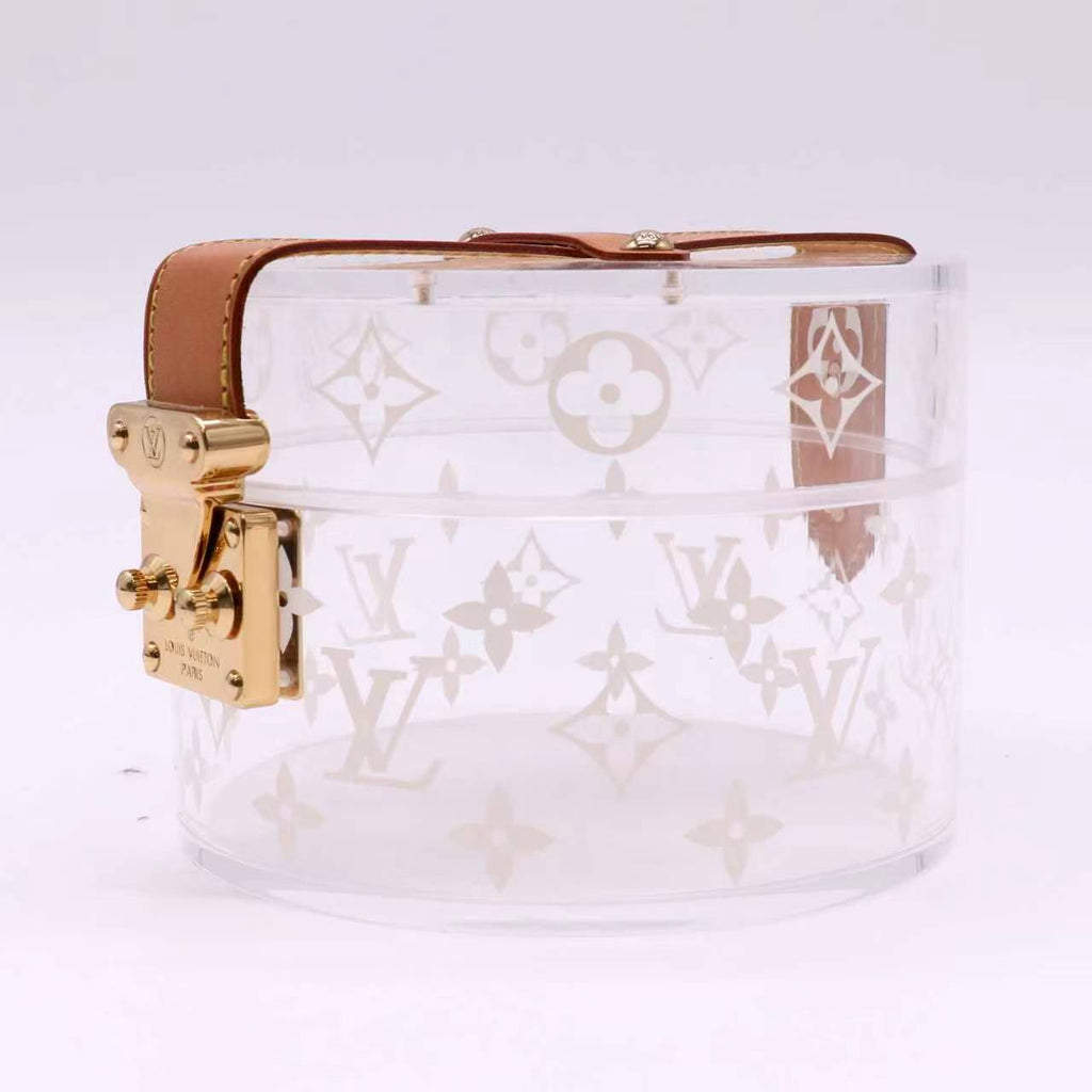 Louis Vuitton Transparent Plexiglass Box Scott twins LDJ5496