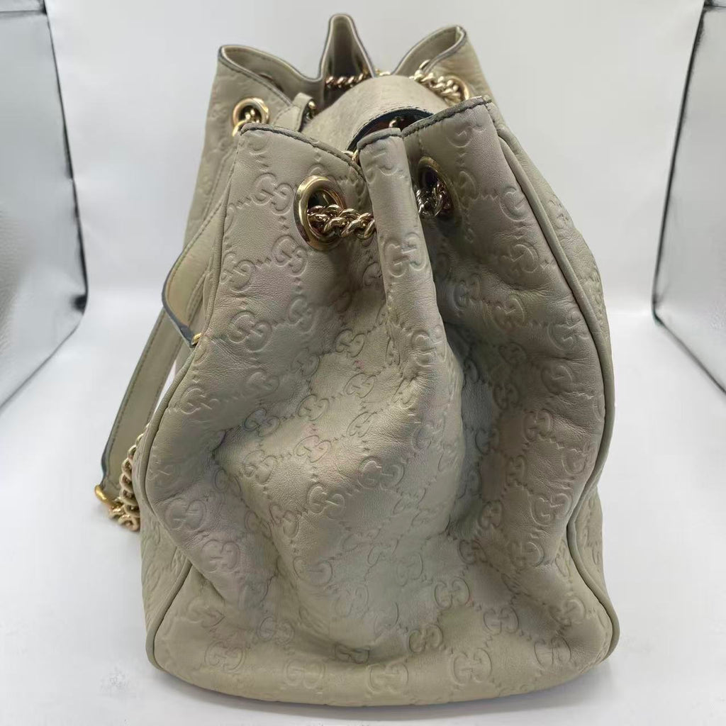 Gucci Large Guccissima Emily Chain Shoulder bag