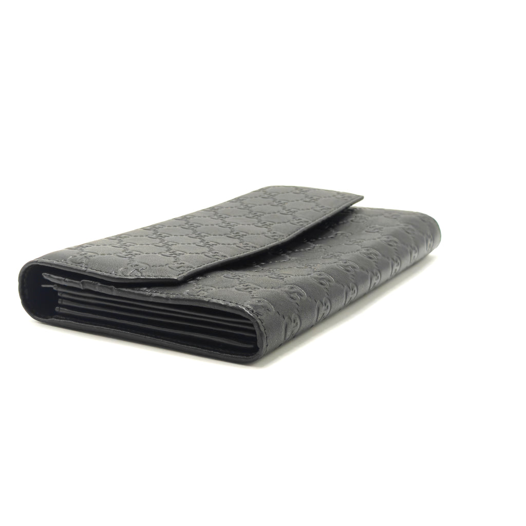 Travel Flap Wallet Guccissima Leather Twins