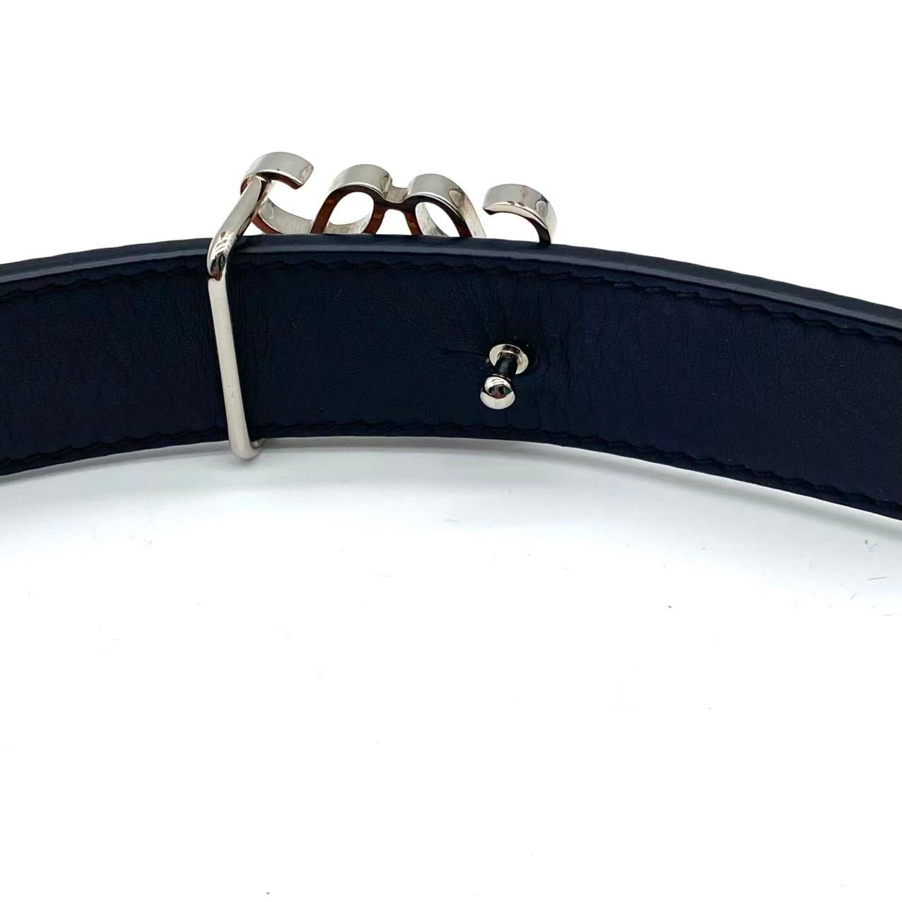 Anagram reversible leather belt