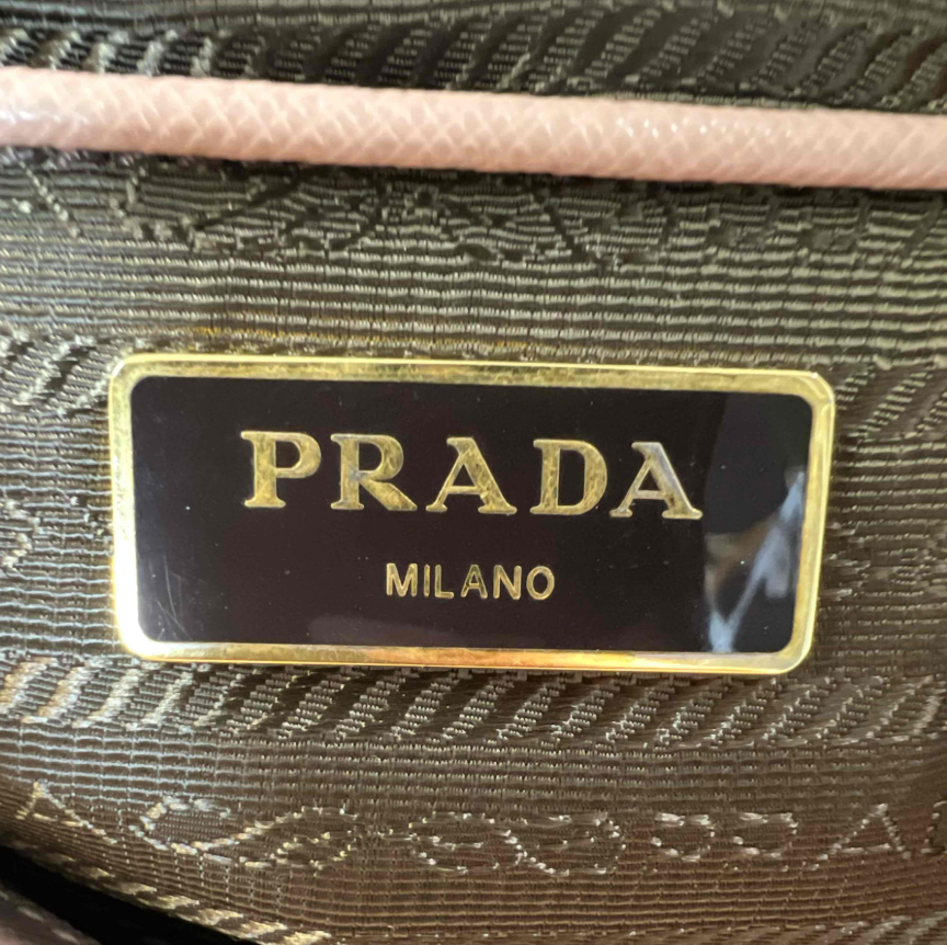 Prada Saffiano Large Galleria Double Zip Tote Cammeo B24286