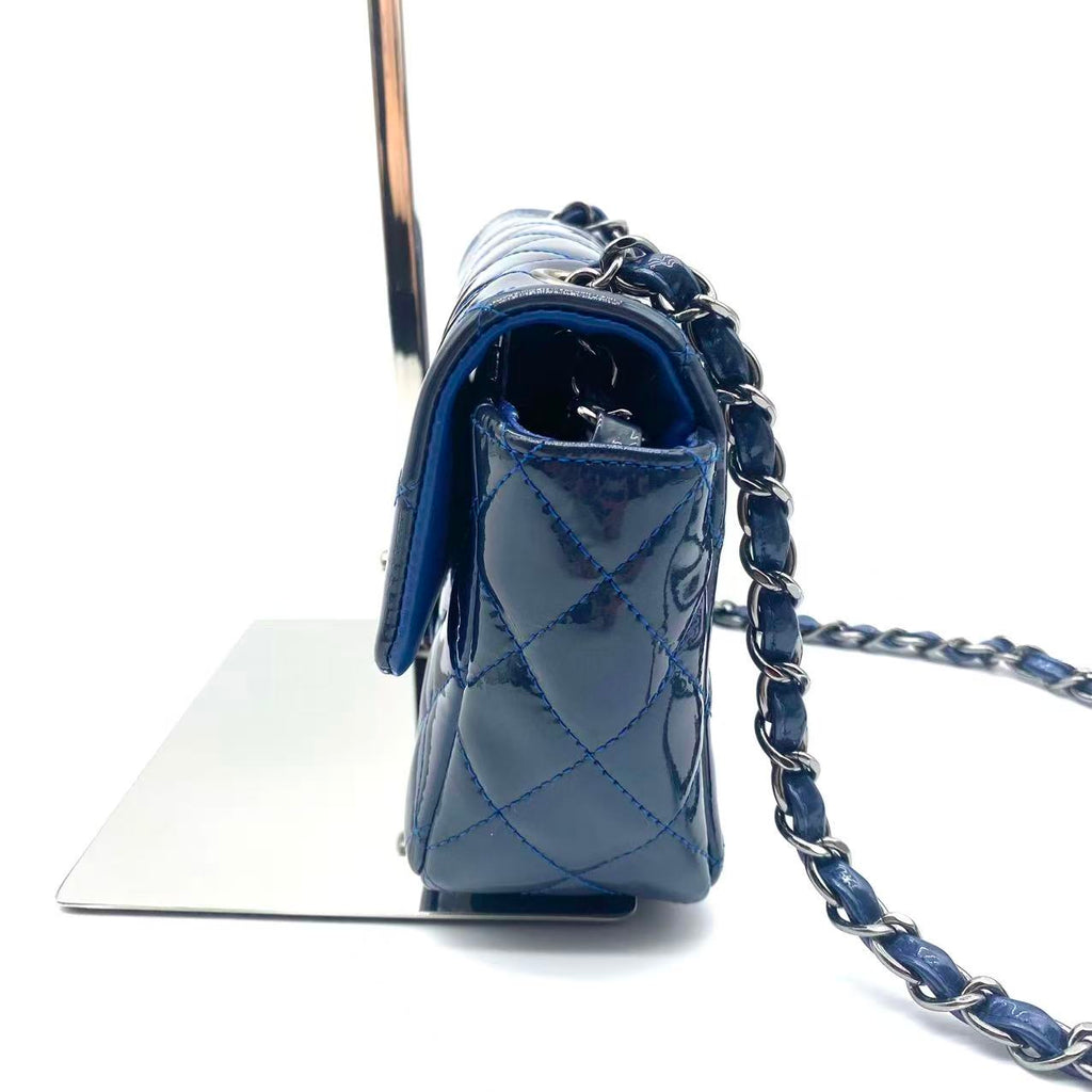 Blue Classic Flap Mini Bag