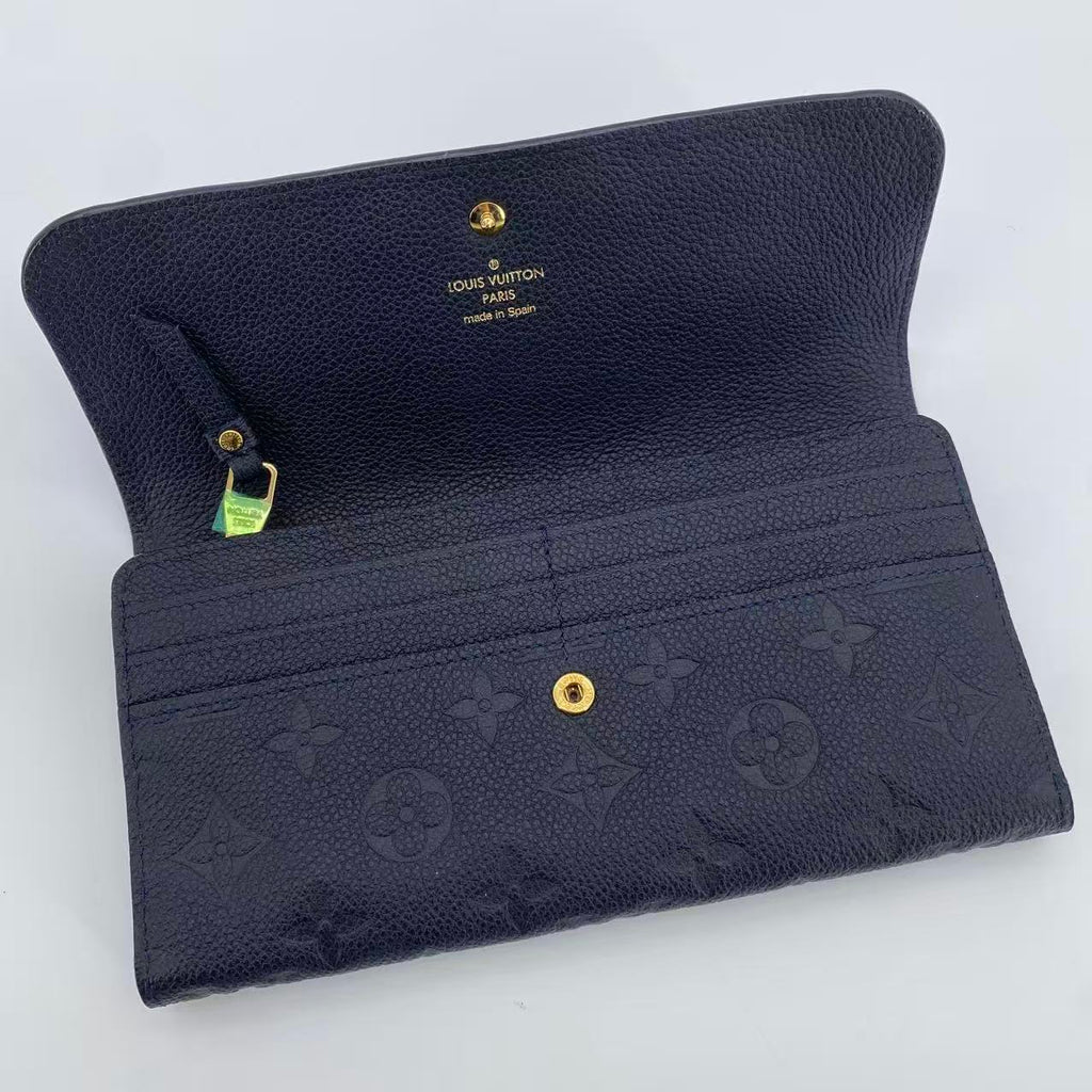 Sarah Wallet Monogram Empreinte Leather