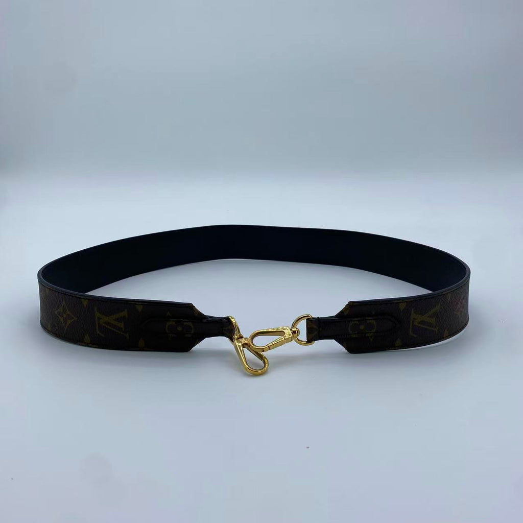 Shoulder Strap Monogram Canvas Wide