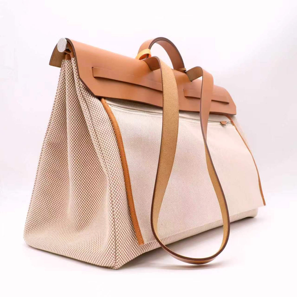 Hermès Toile GM Herbag Zip Cabine 50 twins LDZ882