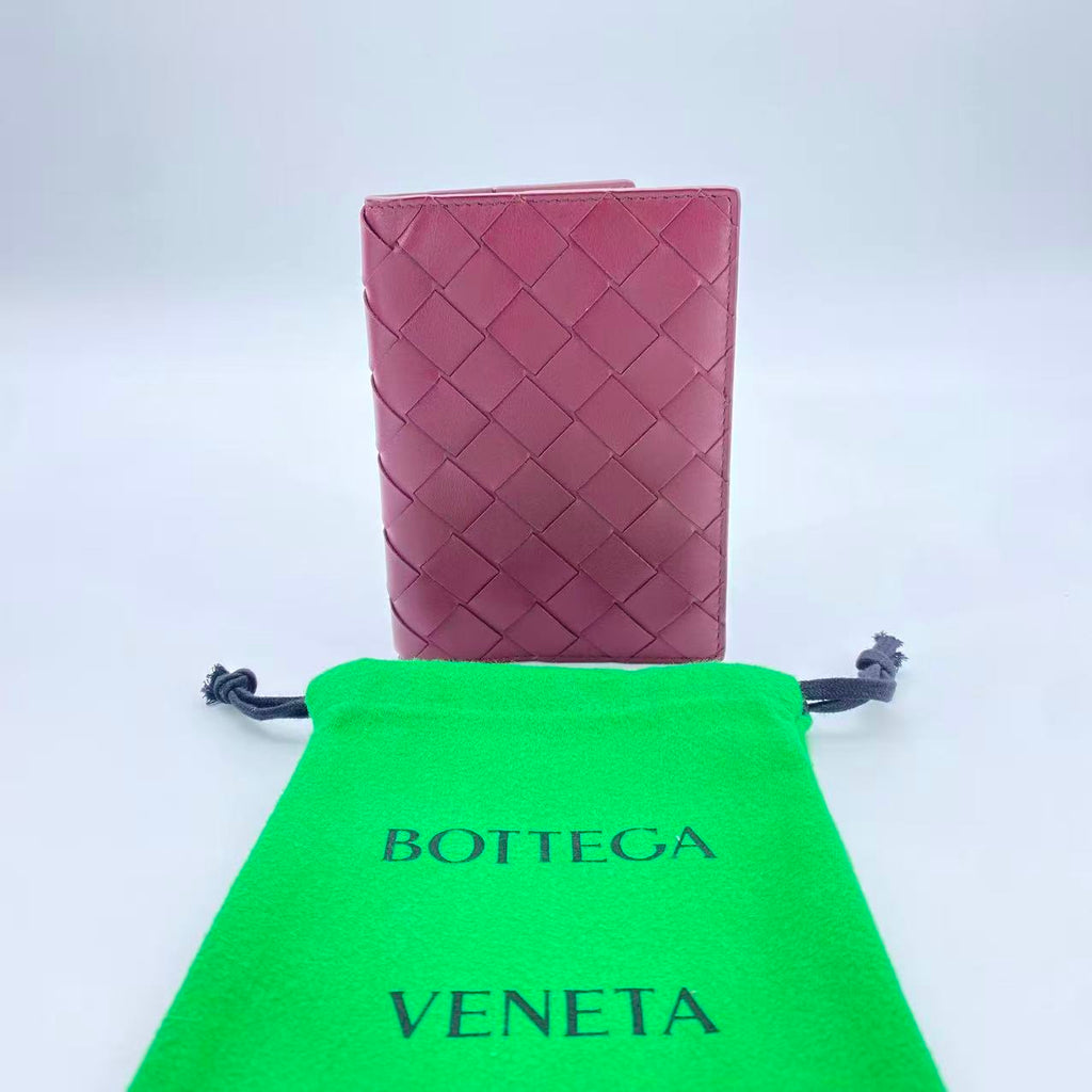 Intrecciato Flap Card Case