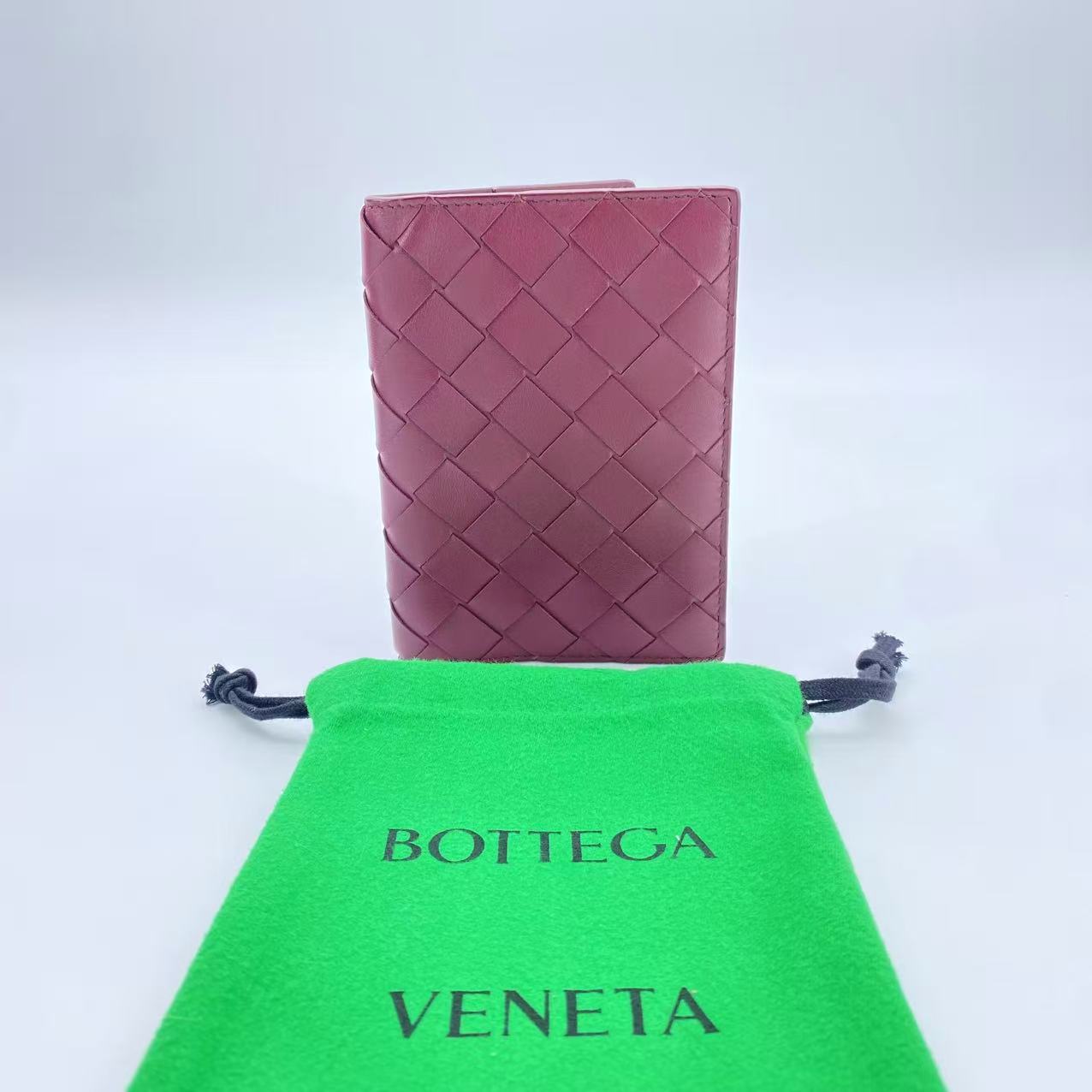 Intrecciato Flap Card Case