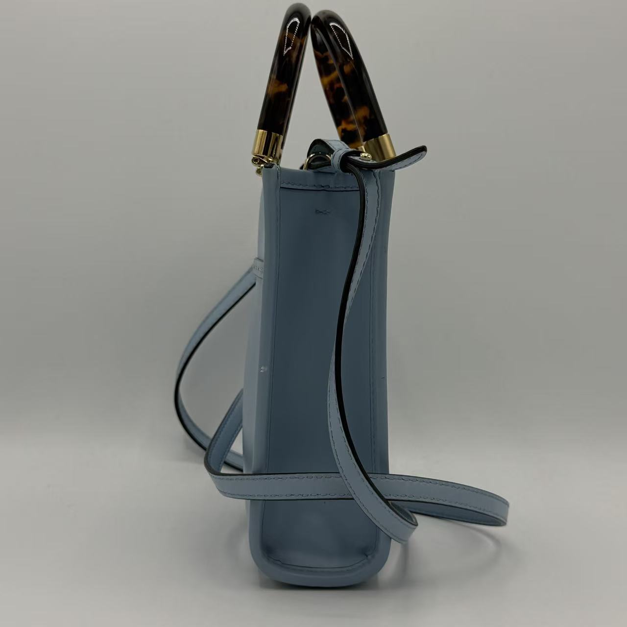 Sunshine Shopper Tote Leather Mini
