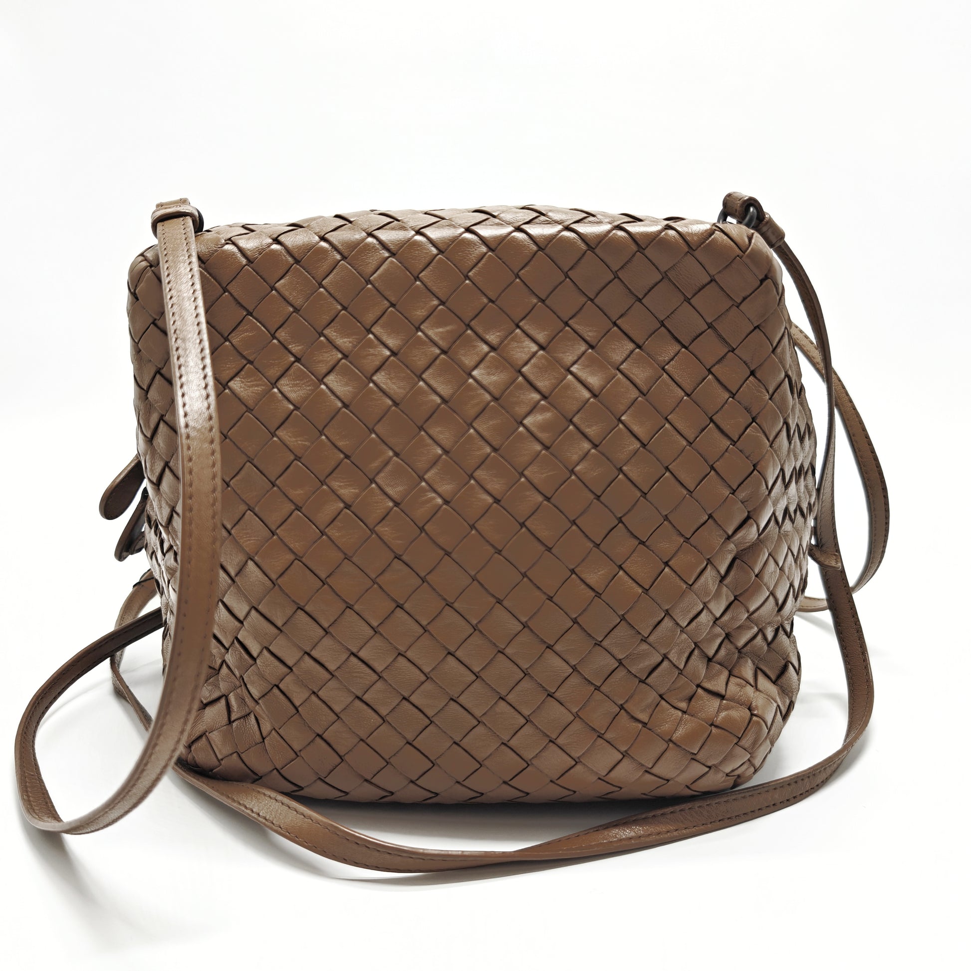 Intrecciato Messenger Bag twins